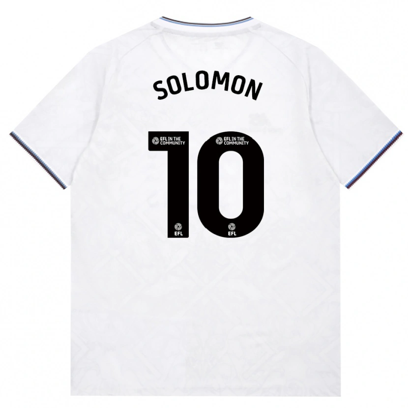 Danxen Criança Camisola Manor Solomon #10 Borgonha Branco Alternativa 2026/27 Camisa
