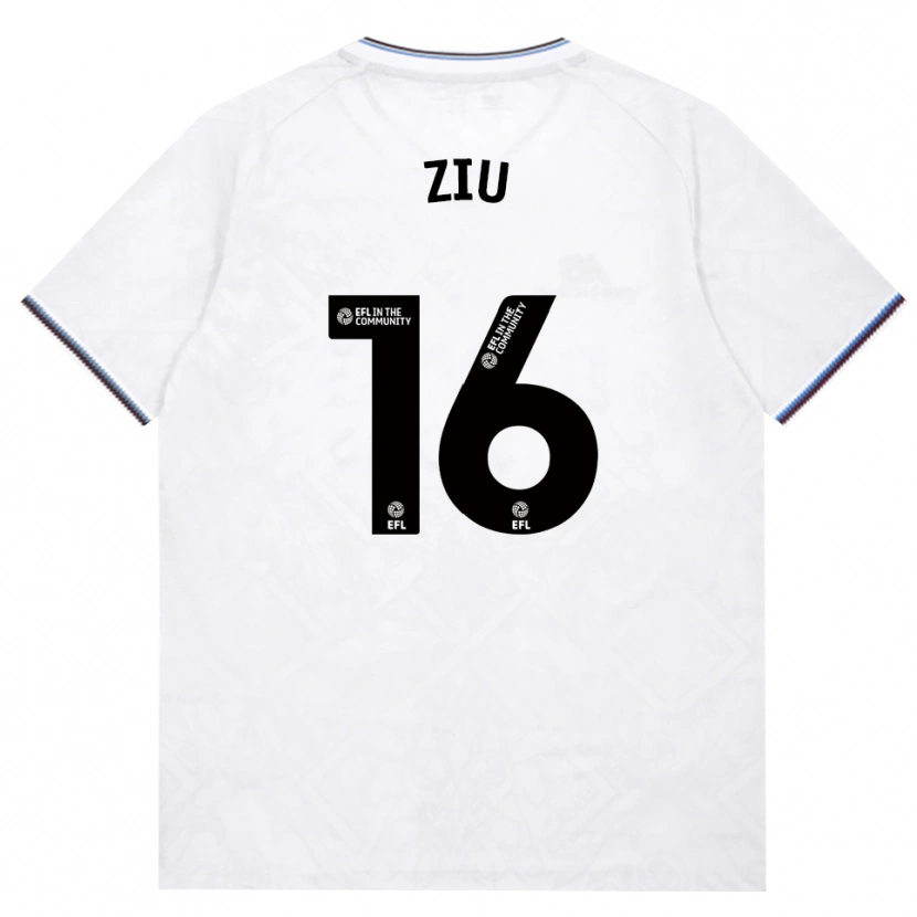 Danxen Criança Camisola Jessica Ziu #16 Borgonha Branco Alternativa 2026/27 Camisa