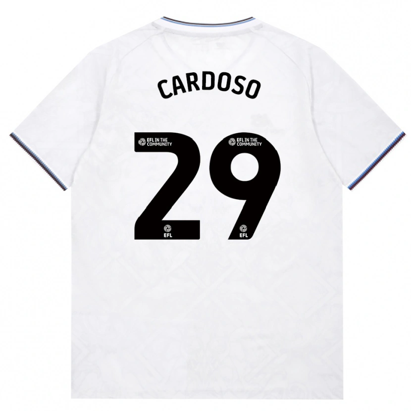 Danxen Criança Camisola Goncalo Cardoso #29 Borgonha Branco Alternativa 2026/27 Camisa