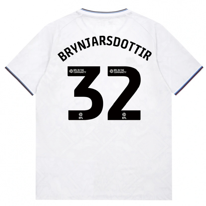 Danxen Criança Camisola Dagny Brynjarsdottir #32 Borgonha Branco Alternativa 2026/27 Camisa