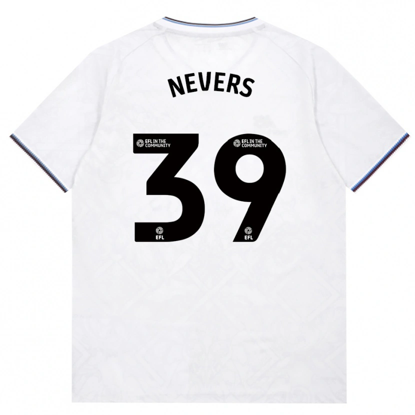 Danxen Criança Camisola Thierry Nevers #39 Borgonha Branco Alternativa 2026/27 Camisa