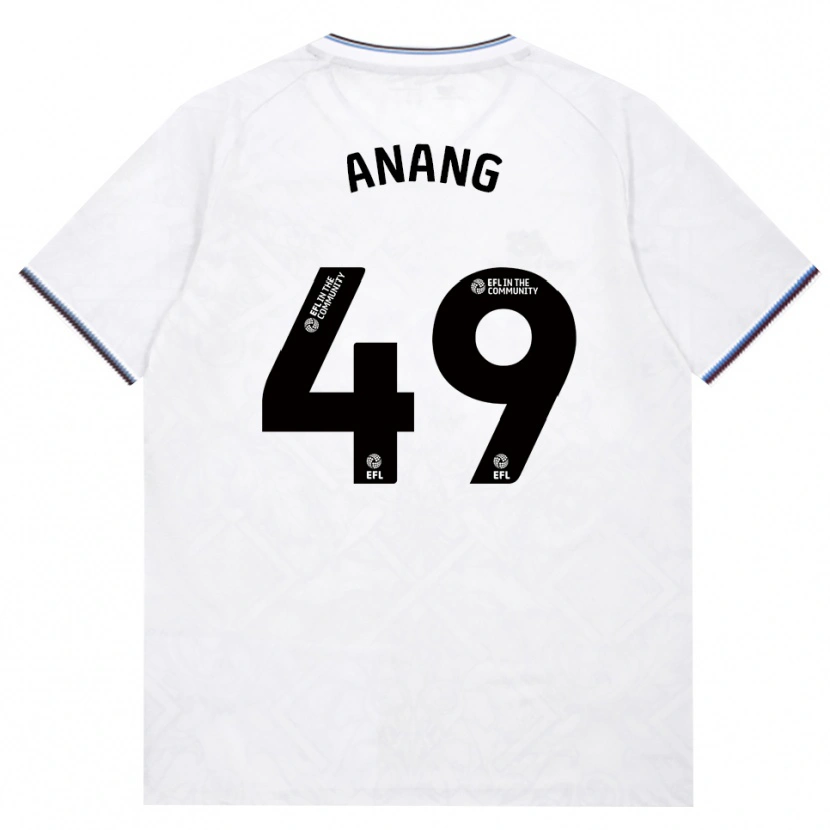 Danxen Criança Camisola Joseph Anang #49 Borgonha Branco Alternativa 2026/27 Camisa