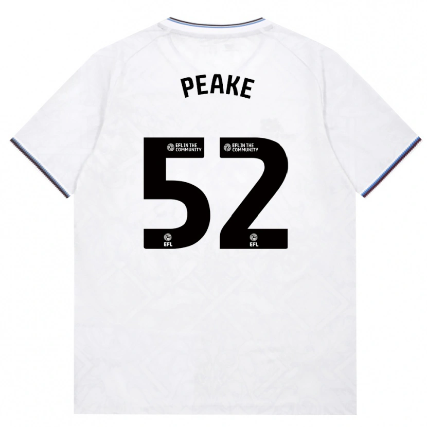 Danxen Criança Camisola Lennon Peake #52 Borgonha Branco Alternativa 2026/27 Camisa