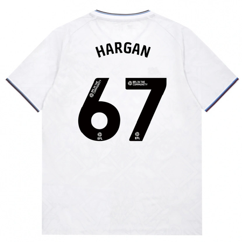 Danxen Criança Camisola Riley Hargan #67 Borgonha Branco Alternativa 2026/27 Camisa