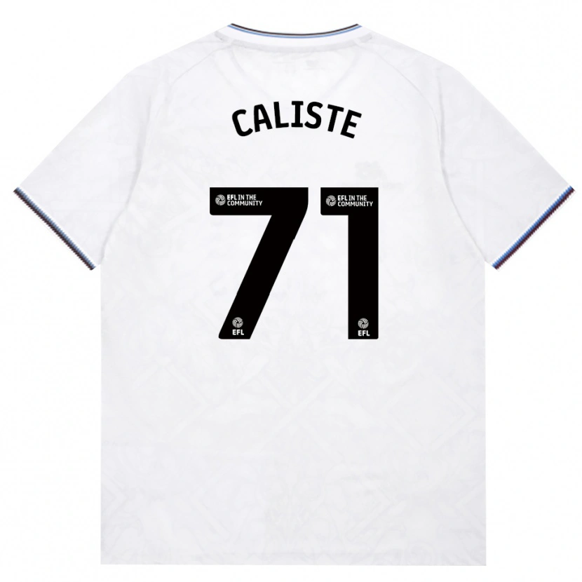 Danxen Criança Camisola Gabriel Caliste #71 Borgonha Branco Alternativa 2026/27 Camisa