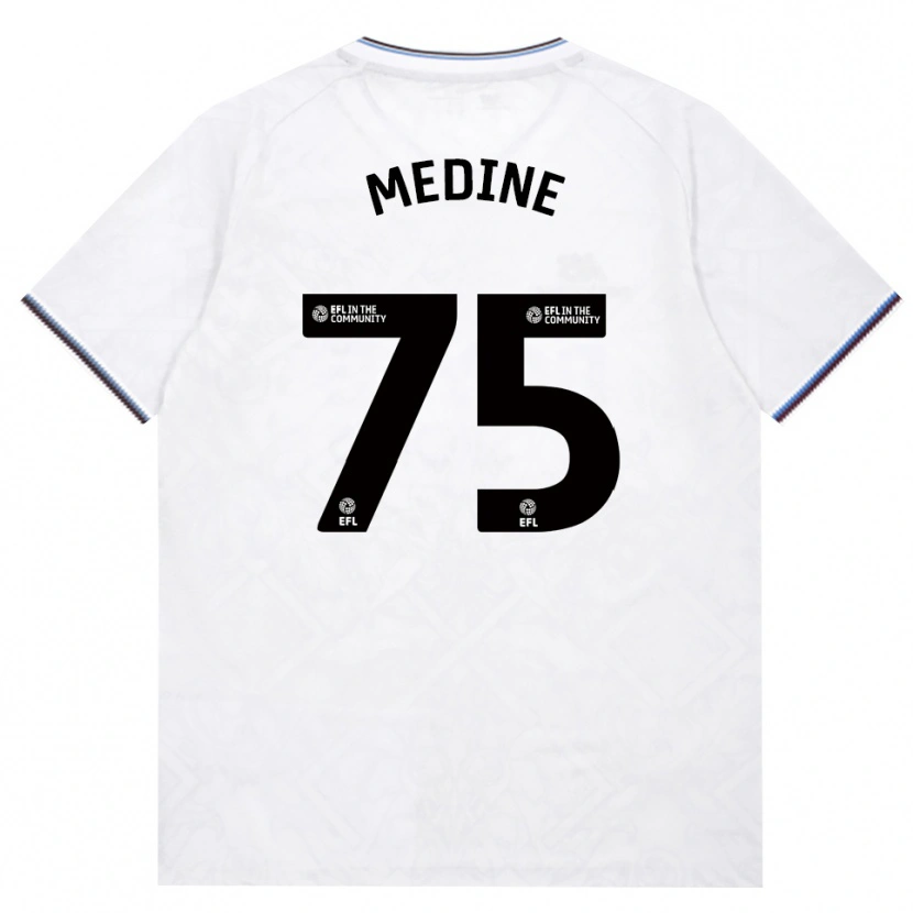Danxen Criança Camisola Jethro Medine #75 Borgonha Branco Alternativa 2026/27 Camisa