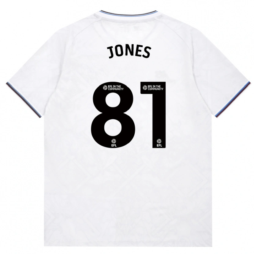 Danxen Criança Camisola Liam Jones #81 Borgonha Branco Alternativa 2026/27 Camisa
