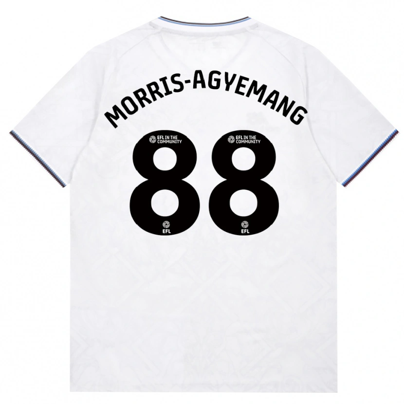 Danxen Criança Camisola Reggie Morris-Agyemang #88 Borgonha Branco Alternativa 2026/27 Camisa