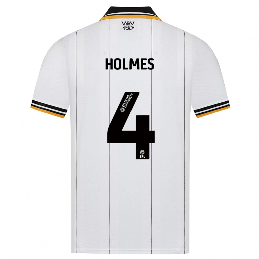 Danxen Criança Camisola Summer Holmes #4 Laranja Branco Preto Alternativa 2026/27 Camisa
