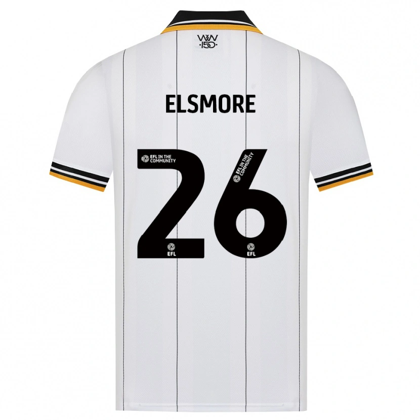 Danxen Criança Camisola Ria Elsmore #26 Laranja Branco Preto Alternativa 2026/27 Camisa