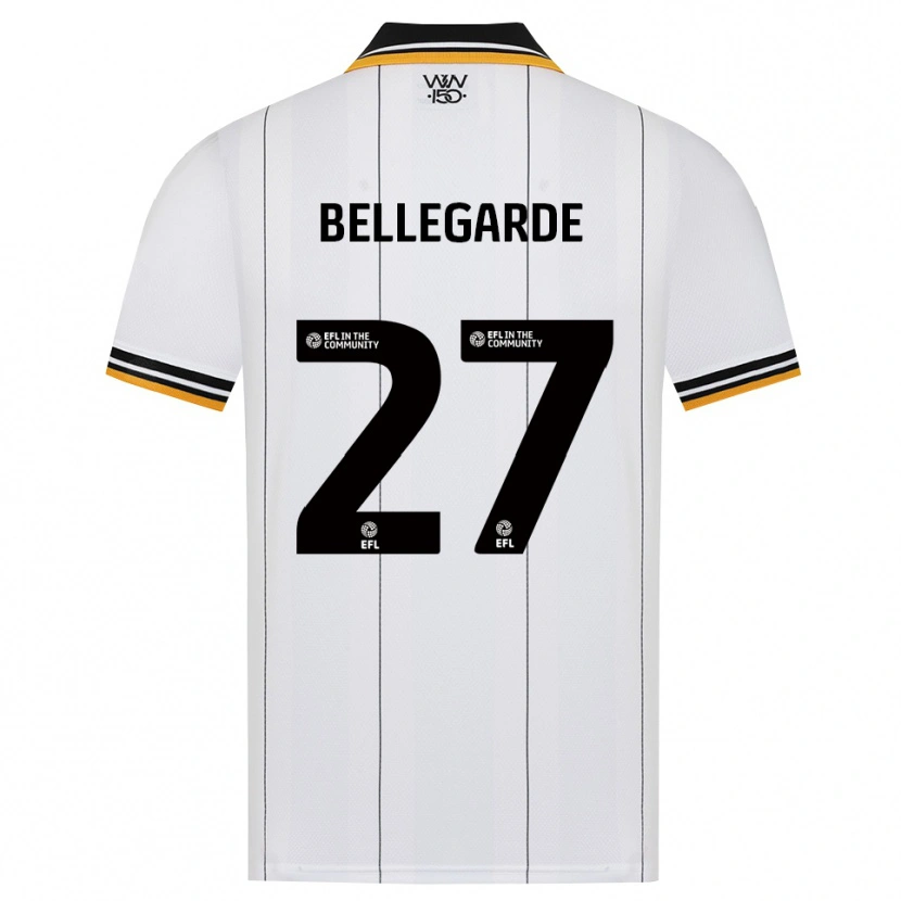 Danxen Criança Camisola Jean-Ricner Bellegarde #27 Laranja Branco Preto Alternativa 2026/27 Camisa