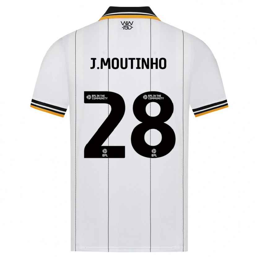 Danxen Criança Camisola Joao Moutinho #28 Laranja Branco Preto Alternativa 2026/27 Camisa