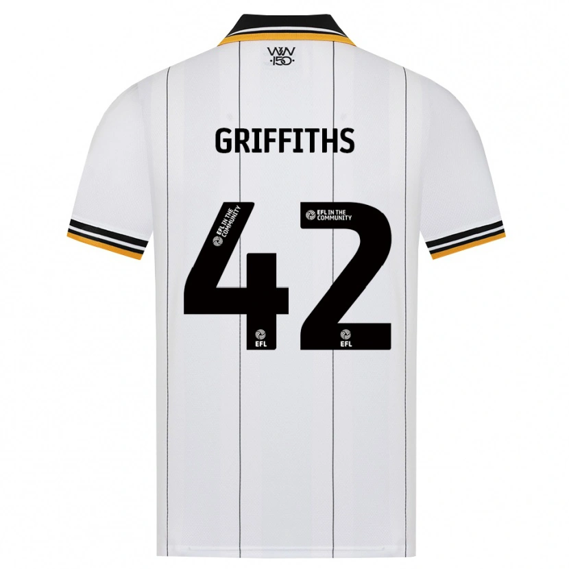 Danxen Criança Camisola Harvey Griffiths #42 Laranja Branco Preto Alternativa 2026/27 Camisa