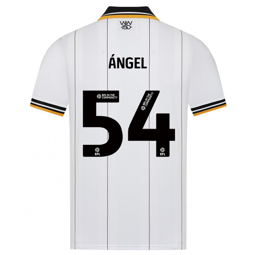 Danxen Criança Camisola Dani Ángel #54 Laranja Branco Preto Alternativa 2026/27 Camisa