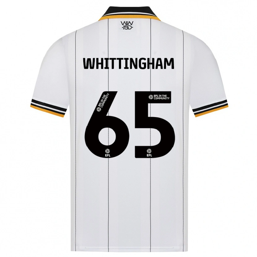 Danxen Criança Camisola Matthew Whittingham #65 Laranja Branco Preto Alternativa 2026/27 Camisa