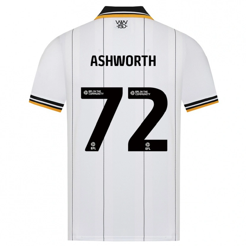 Danxen Criança Camisola Finn Ashworth #72 Laranja Branco Preto Alternativa 2026/27 Camisa