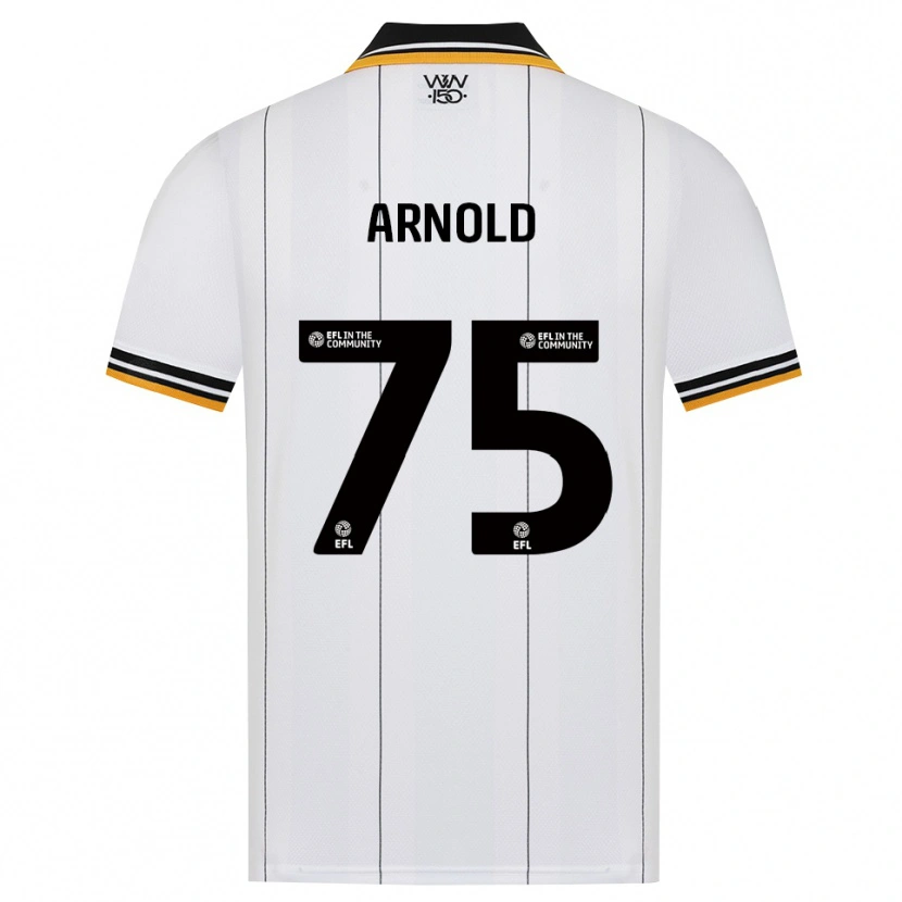 Danxen Criança Camisola Alfie Arnold #75 Laranja Branco Preto Alternativa 2026/27 Camisa