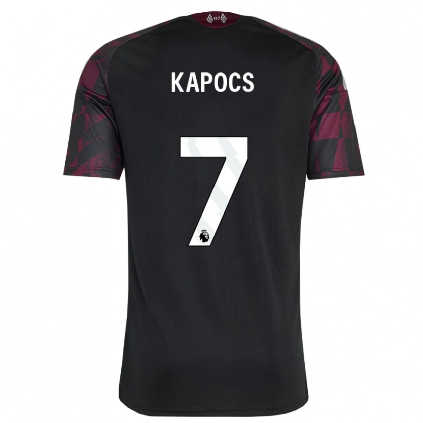 Danxen Criança Camisola Cornelia Kapocs #7 Preto Branco Roxo Terceiro 2026/27 Camisa