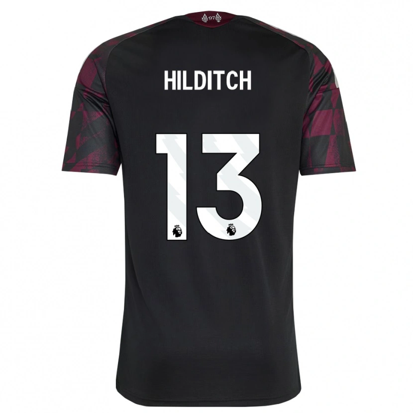 Danxen Criança Camisola James Hilditch #13 Preto Branco Roxo Terceiro 2026/27 Camisa