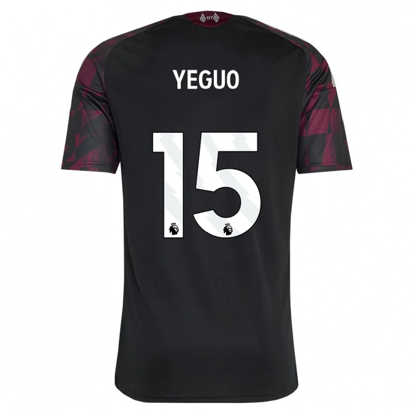 Danxen Criança Camisola Aj Yeguo #15 Preto Branco Roxo Terceiro 2026/27 Camisa