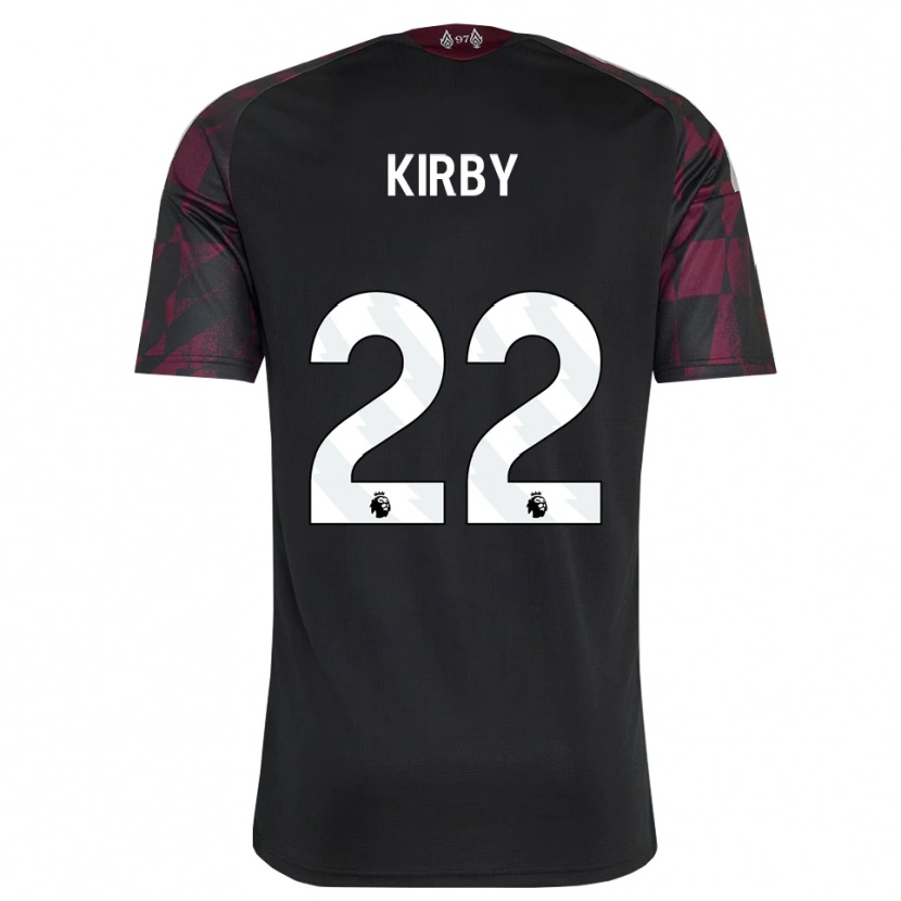 Danxen Criança Camisola Faye Kirby #22 Preto Branco Roxo Terceiro 2026/27 Camisa