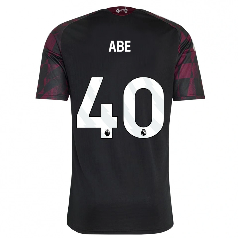 Danxen Criança Camisola Joshua Abe #40 Preto Branco Roxo Terceiro 2026/27 Camisa