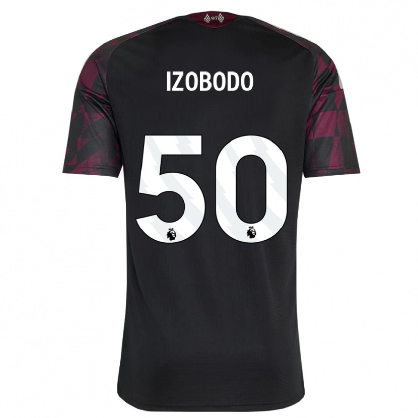Danxen Criança Camisola Elijah Izobodo John #50 Preto Branco Roxo Terceiro 2026/27 Camisa