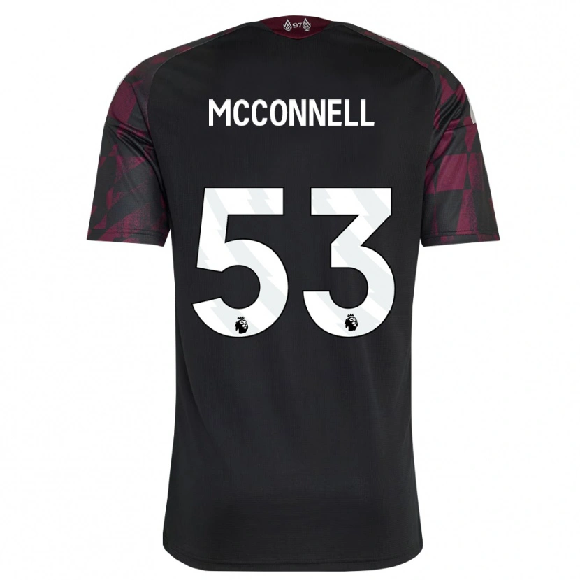 Danxen Criança Camisola James Mcconnell #53 Preto Branco Roxo Terceiro 2026/27 Camisa