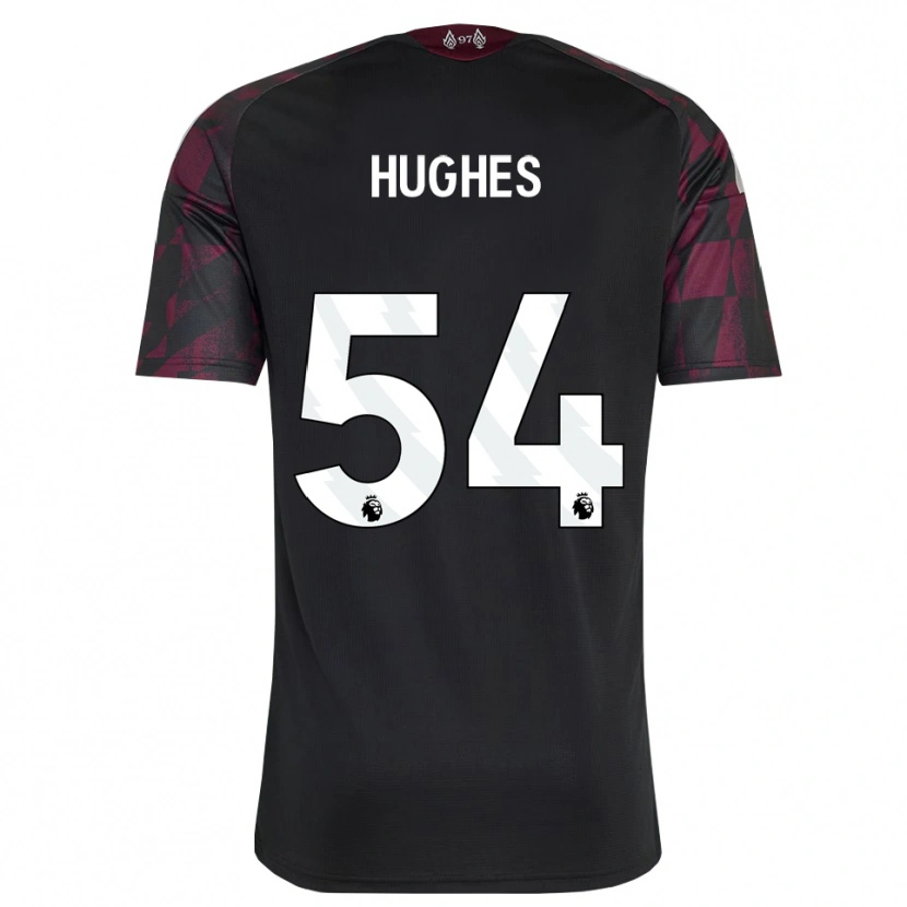 Danxen Criança Camisola Liam Hughes #54 Preto Branco Roxo Terceiro 2026/27 Camisa