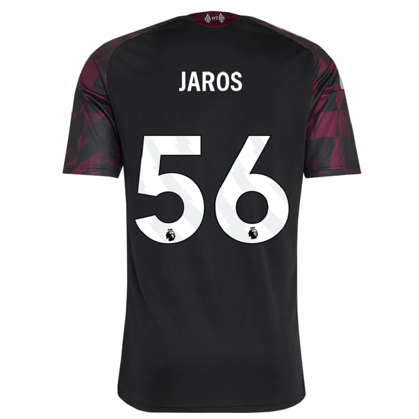 Danxen Criança Camisola Vitezslav Jaros #56 Preto Branco Roxo Terceiro 2026/27 Camisa