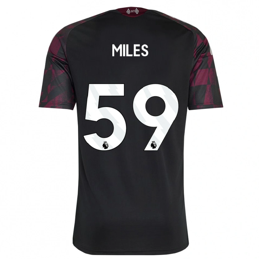 Danxen Criança Camisola Terence Miles #59 Preto Branco Roxo Terceiro 2026/27 Camisa