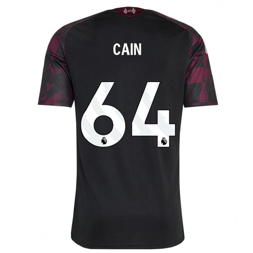 Danxen Criança Camisola Jake Cain #64 Preto Branco Roxo Terceiro 2026/27 Camisa