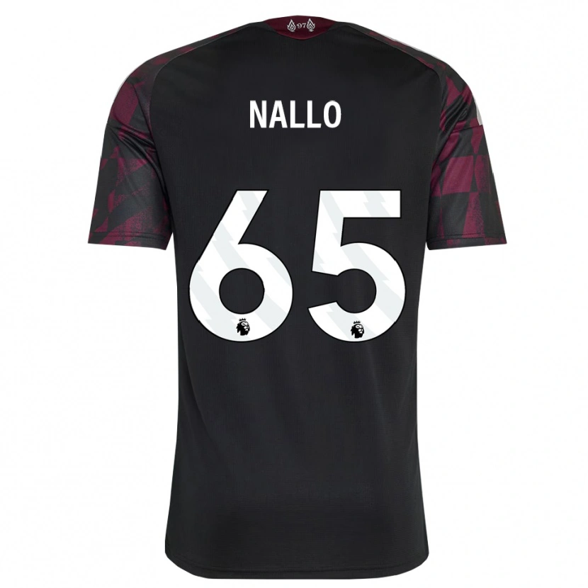 Danxen Criança Camisola Amara Nallo #65 Preto Branco Roxo Terceiro 2026/27 Camisa