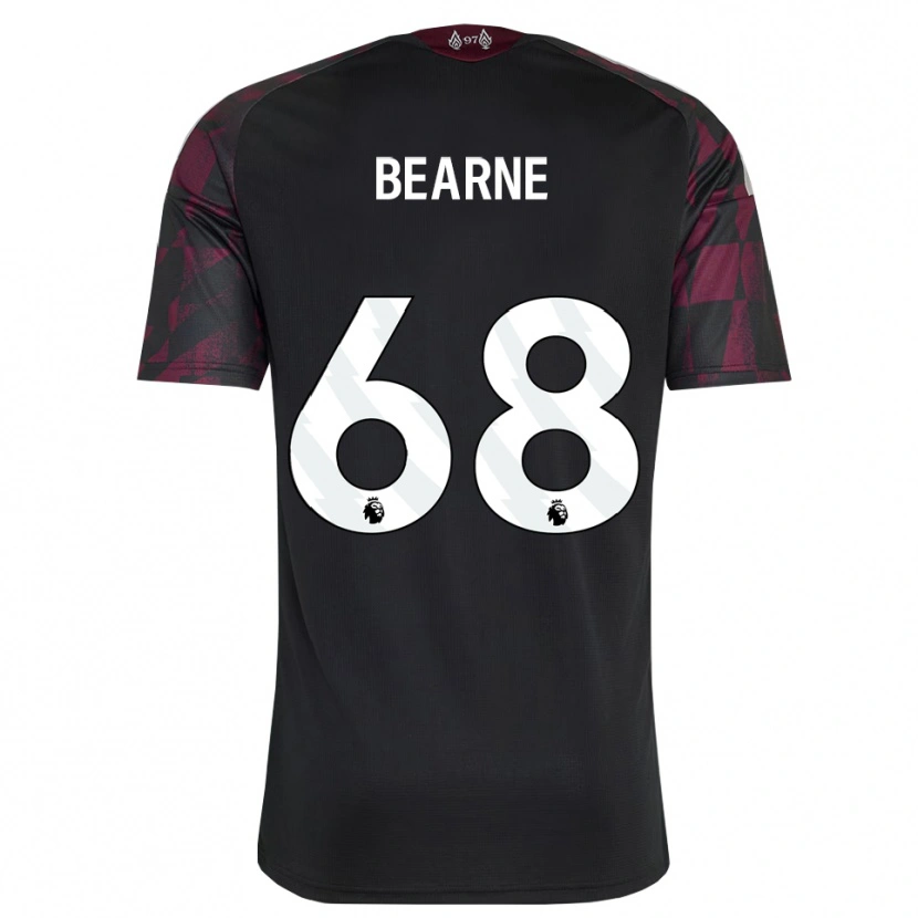 Danxen Criança Camisola Jack Bearne #68 Preto Branco Roxo Terceiro 2026/27 Camisa
