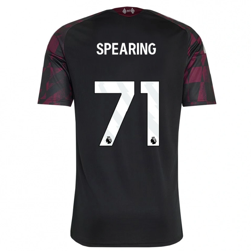 Danxen Criança Camisola Jay Spearing #71 Preto Branco Roxo Terceiro 2026/27 Camisa