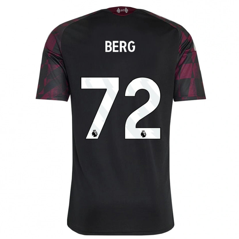 Danxen Criança Camisola Sepp Van Den Berg #72 Preto Branco Roxo Terceiro 2026/27 Camisa