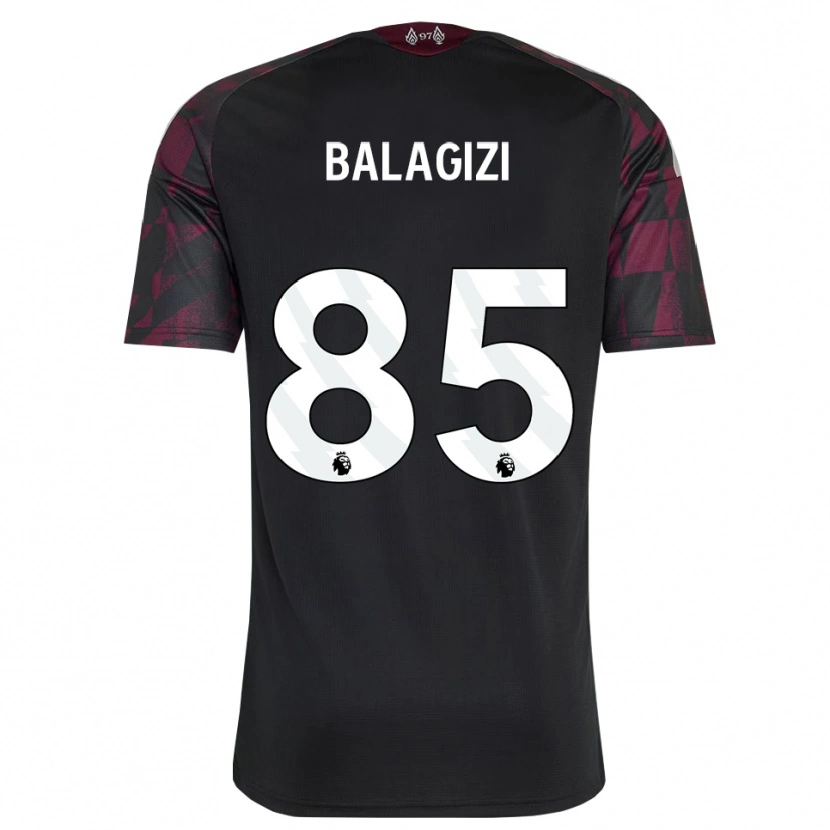 Danxen Criança Camisola James Balagizi #85 Preto Branco Roxo Terceiro 2026/27 Camisa