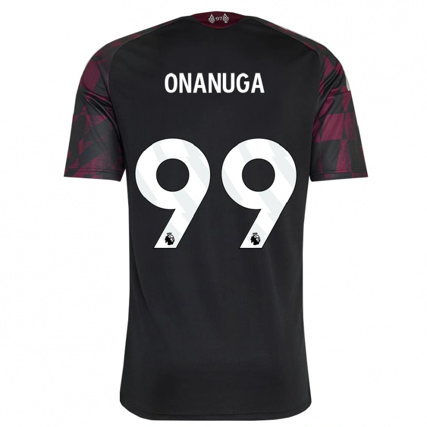 Danxen Criança Camisola Fola Onanuga #99 Preto Branco Roxo Terceiro 2026/27 Camisa