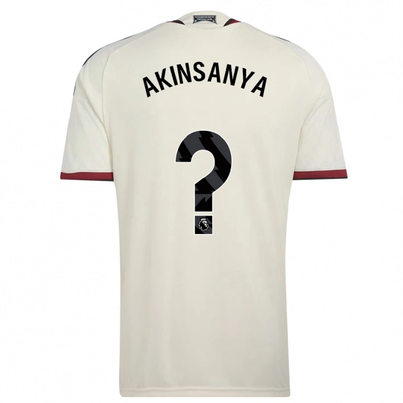 Danxen Criança Camisola Joseph Akinsanya #0 Beige Preto Vermelho Terceiro 2026/27 Camisa