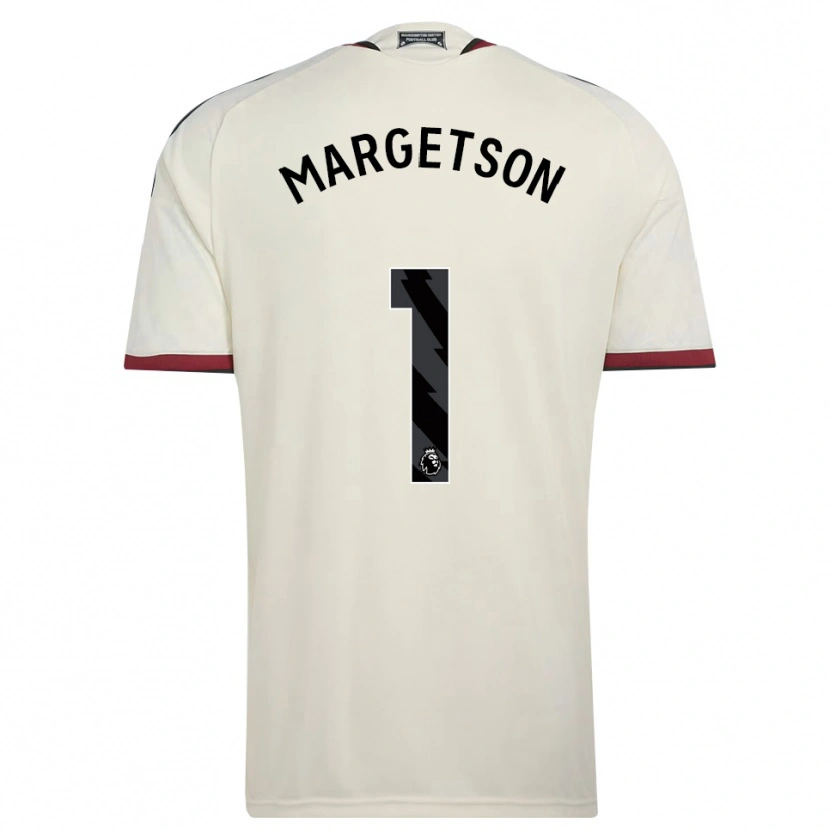 Danxen Criança Camisola Kit Margetson #1 Beige Preto Vermelho Terceiro 2026/27 Camisa