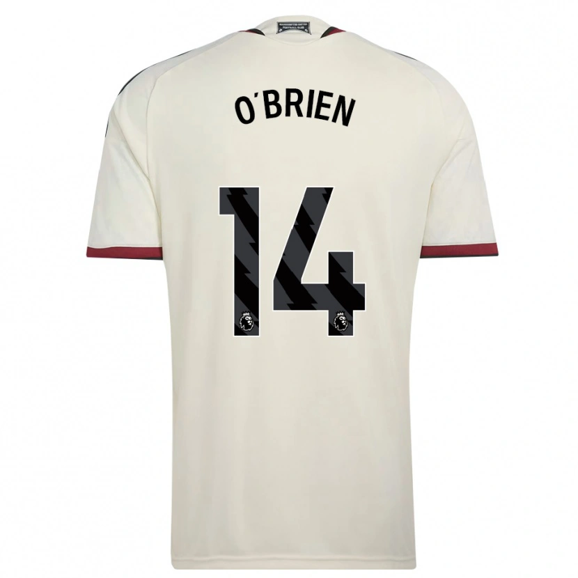 Danxen Criança Camisola Sam O'brien #14 Beige Preto Vermelho Terceiro 2026/27 Camisa