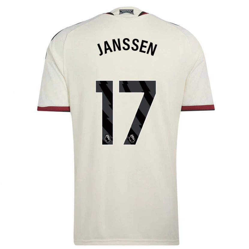 Danxen Criança Camisola Dominique Janssen #17 Beige Preto Vermelho Terceiro 2026/27 Camisa