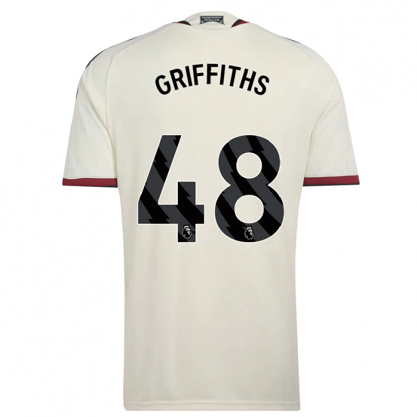 Danxen Criança Camisola Mared Griffiths #48 Beige Preto Vermelho Terceiro 2026/27 Camisa