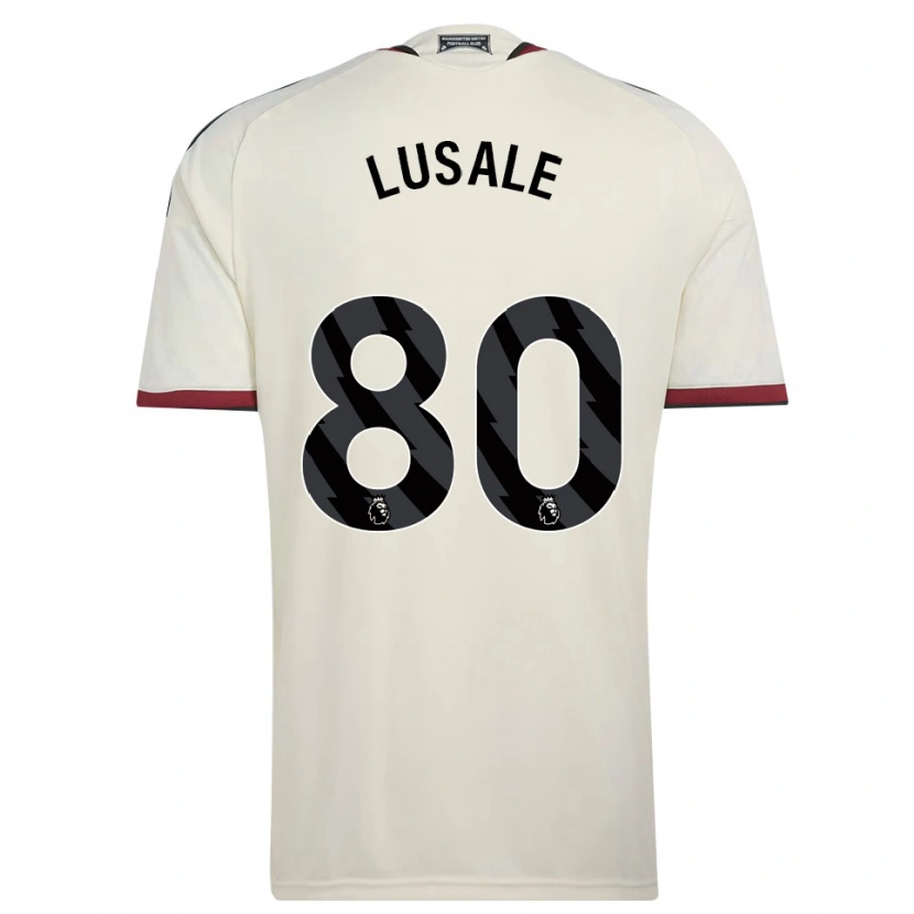 Danxen Criança Camisola Samuel Lusale #80 Beige Preto Vermelho Terceiro 2026/27 Camisa