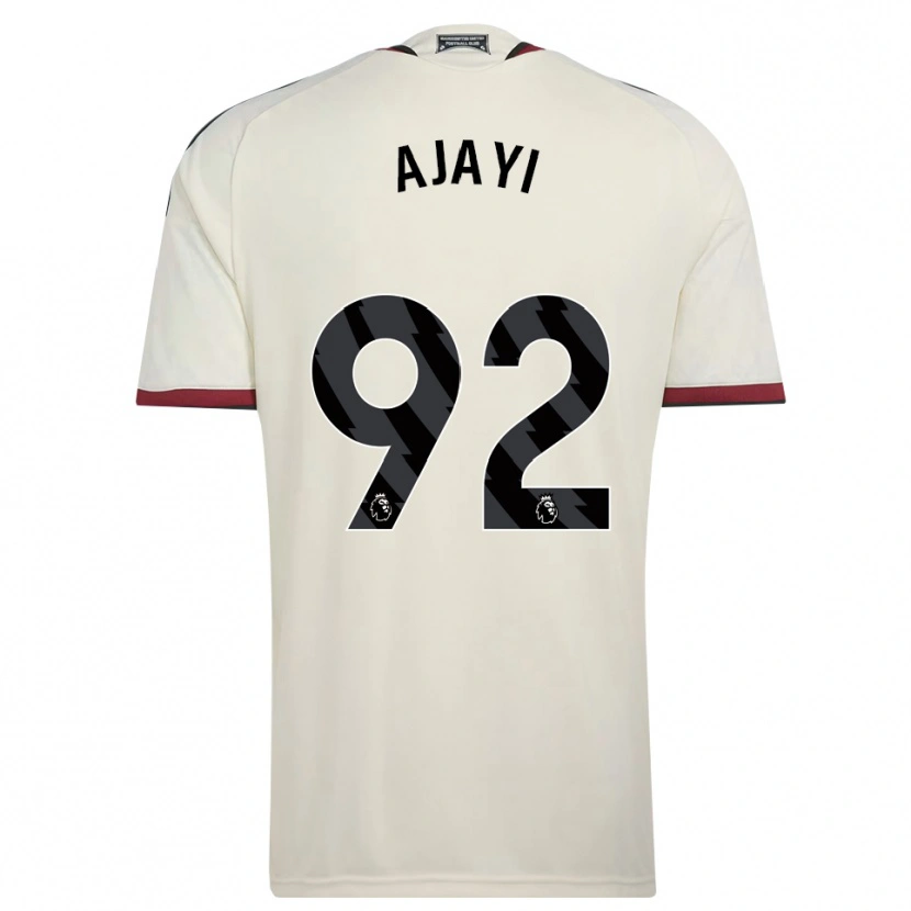 Danxen Criança Camisola Noah Ajayi #92 Beige Preto Vermelho Terceiro 2026/27 Camisa