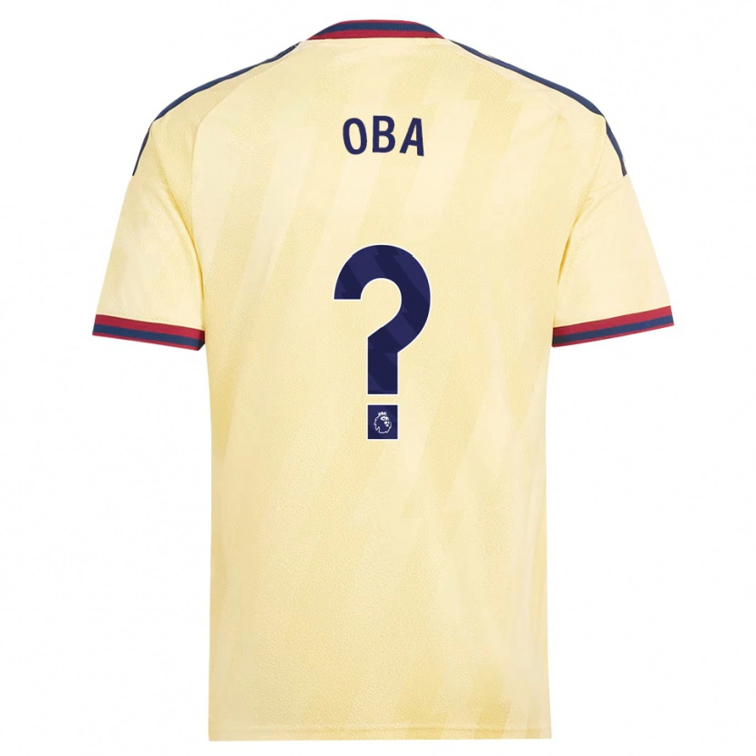 Danxen Criança Camisola Jayden Oba #0 Amarelo Claro Midnightblue Terceiro 2026/27 Camisa