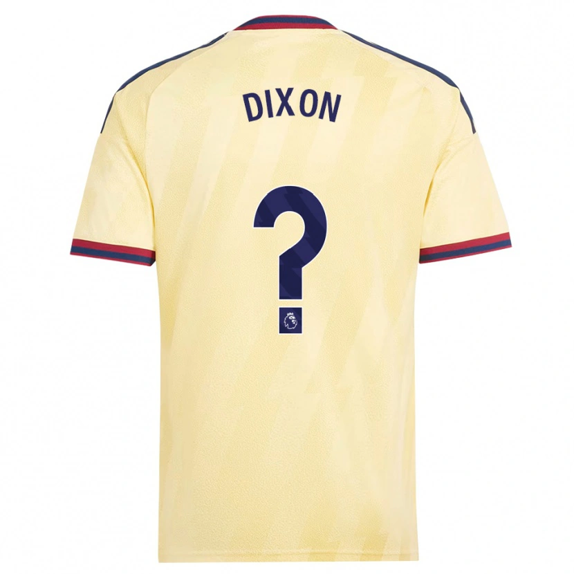 Danxen Criança Camisola Danny Dixon #0 Amarelo Claro Midnightblue Terceiro 2026/27 Camisa