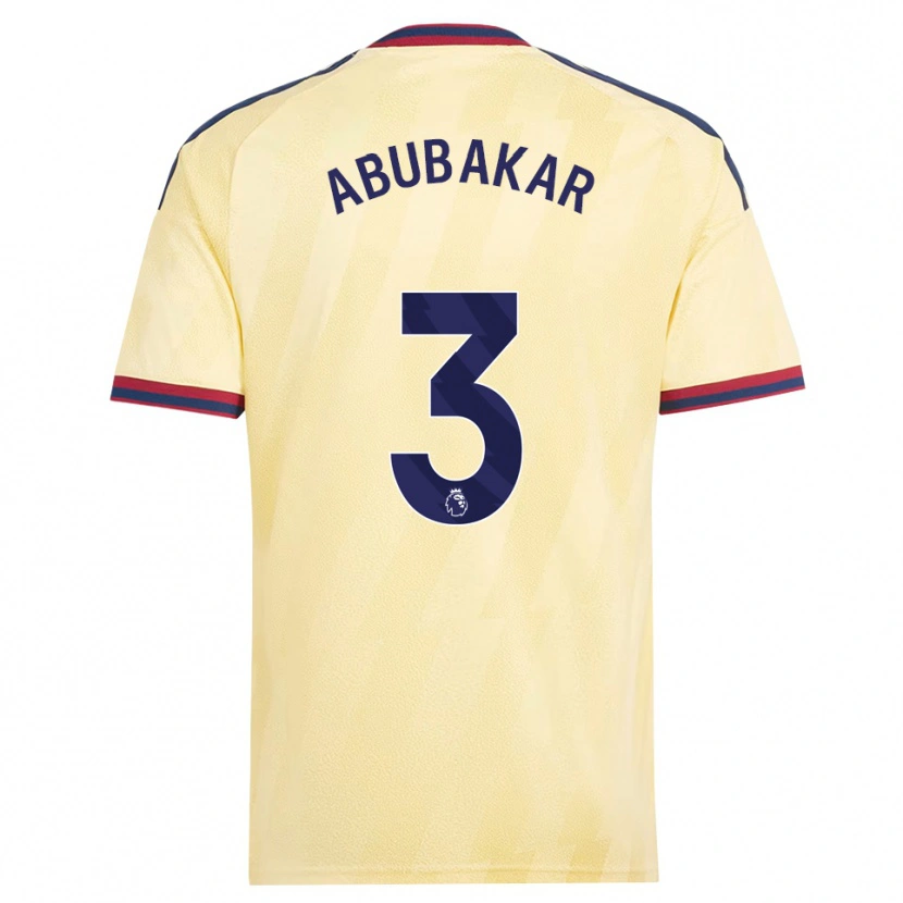 Danxen Criança Camisola Hakeem Abubakar #3 Amarelo Claro Midnightblue Terceiro 2026/27 Camisa