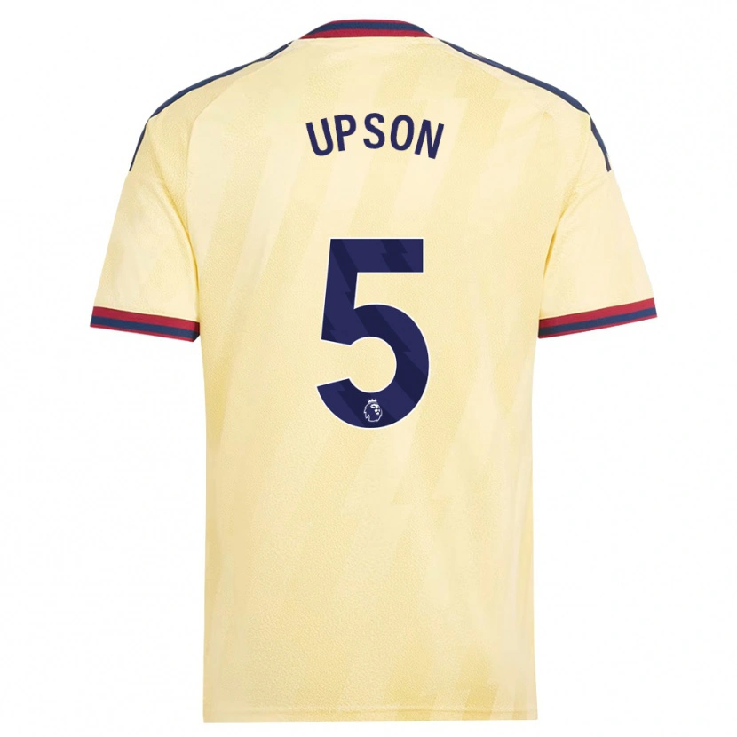 Danxen Criança Camisola Elijah Upson #5 Amarelo Claro Midnightblue Terceiro 2026/27 Camisa