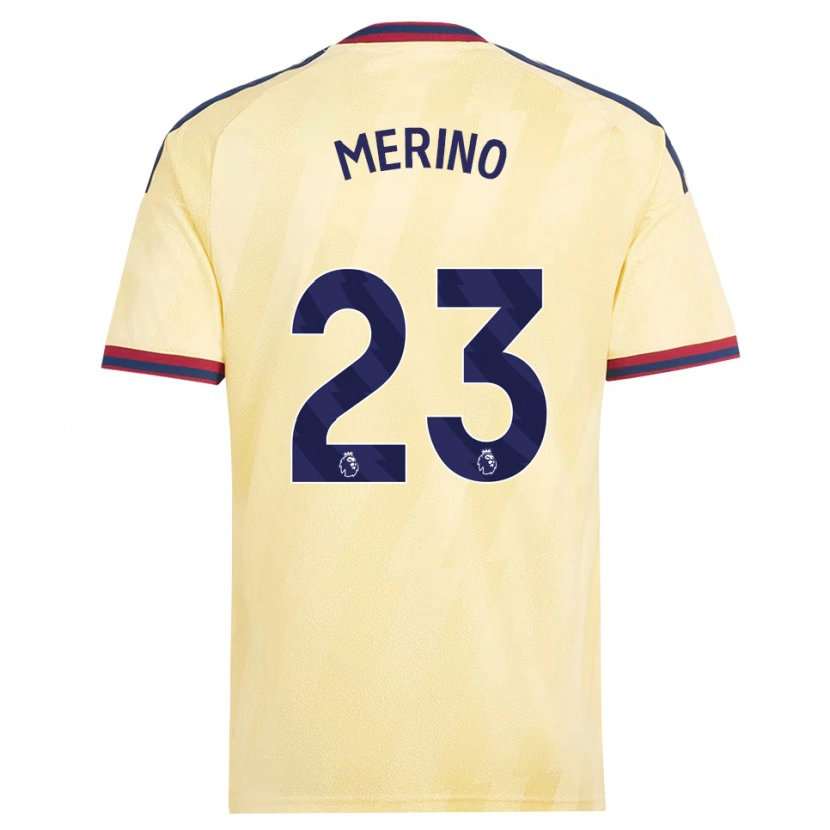 Danxen Criança Camisola Mikel Merino #23 Amarelo Claro Midnightblue Terceiro 2026/27 Camisa
